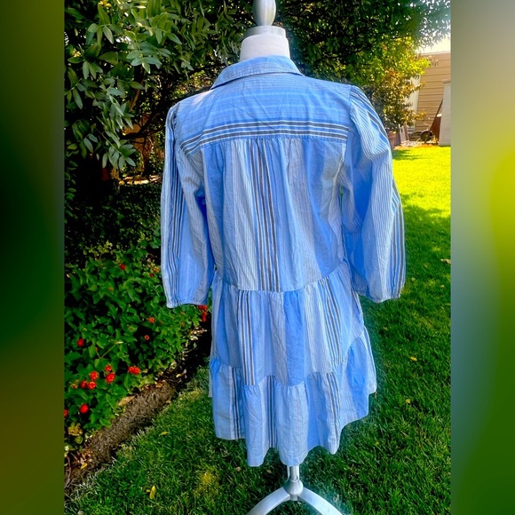 GAP Blue Striped Mini Dress - Picture 5 of 5